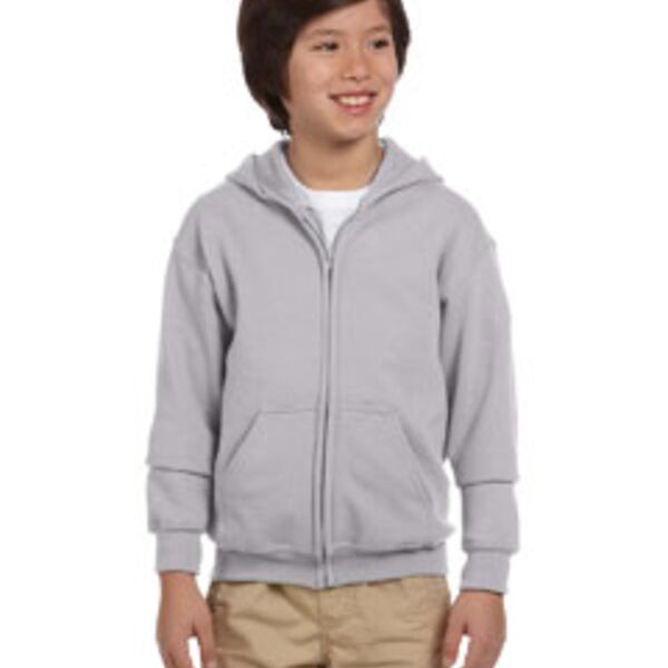 Heavy Blend™ Youth 8 oz., 50/50 Full-Zip Hood Thumbnail