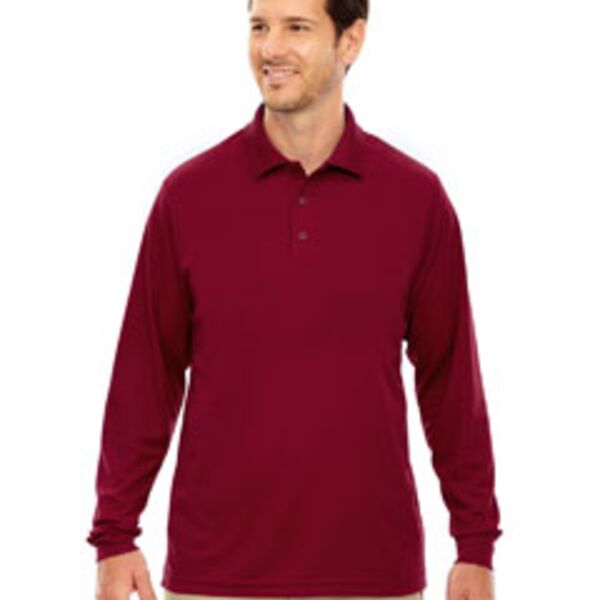 Ash City - Core 365 Men's Pinnacle Performance Long-Sleeve Piqué Polo Thumbnail