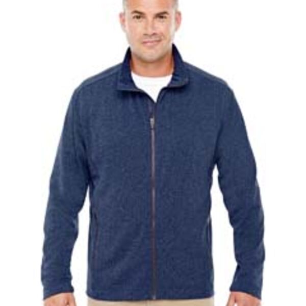Devon & Jones Men's Fairfield Herringbone Full-Zip Jacket Thumbnail