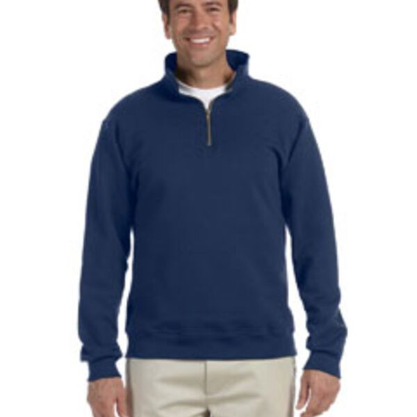 Jerzees Adult 9.5 oz., Super Sweats® NuBlend® Fleece Quarter-Zip Pullover Thumbnail