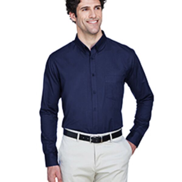Core 365 Men's Operate Long-Sleeve Twill Shirt Thumbnail
