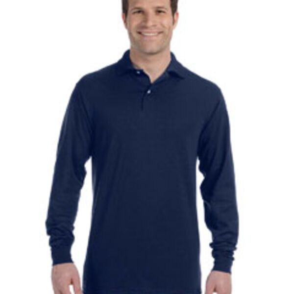 Jeerzees Adult 5.6 oz. SpotShield™ Long-Sleeve Jersey Polo Thumbnail