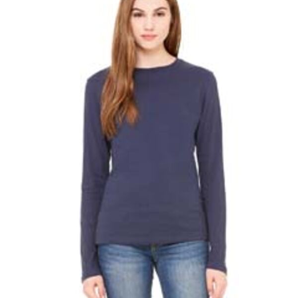 Bella + Canvas Ladies' Jersey Long-Sleeve T-Shirt Thumbnail