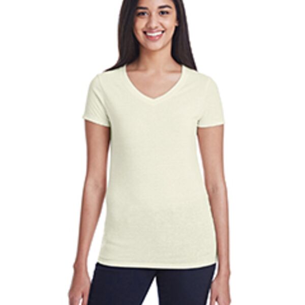 Threadfast Apparel Ladies' Triblend Short-Sleeve V-Neck T-Shirt Thumbnail