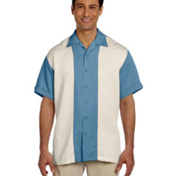 Harriton Men's Two-Tone Bahama Cord Camp Shirt Thumbnail