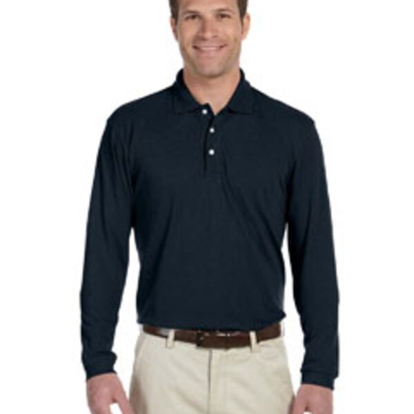 Men's 5.6 oz. Easy Blend™ Long-Sleeve Polo Thumbnail