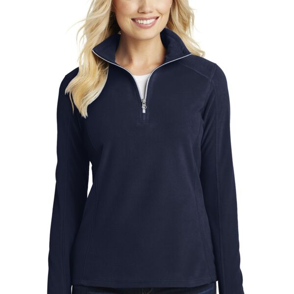 Port Authority Ladies Microfleece 1/2 Zip Pullover (Retail) Thumbnail